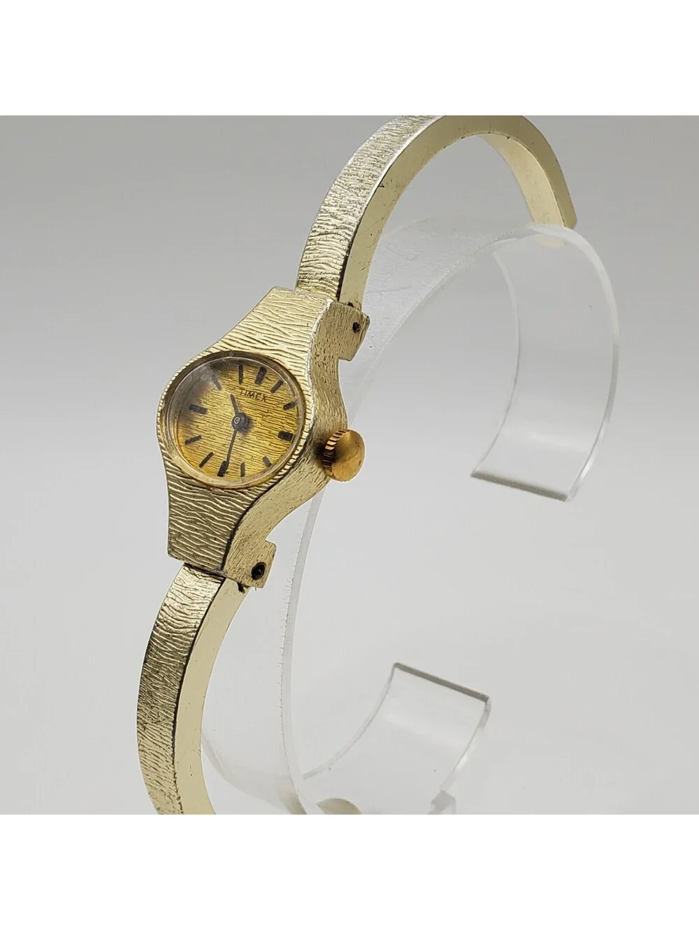Vintage Timex Mechanical Womens Bracelet Watch 22mm For Parts Or Repair